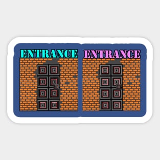 Entrance Entrance Sticker